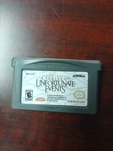 Lemony Snicket's A Series of Unfortunate Events GBA Game Boy Advance