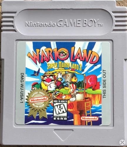 Wario Land Super Mario Land 3 Nintendo Game Boy 1994 Game Only