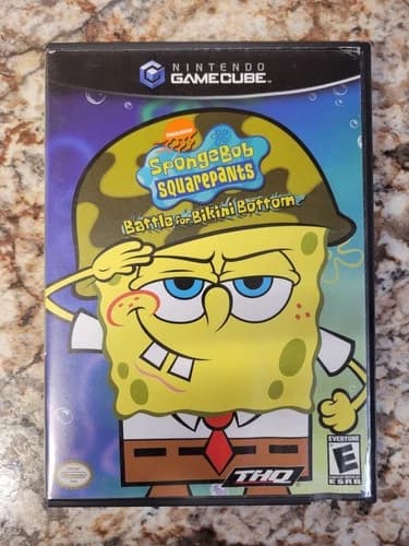 SpongeBob SquarePants: The Battle for Bikini Bottom (GameCube) CIB TESTED VG