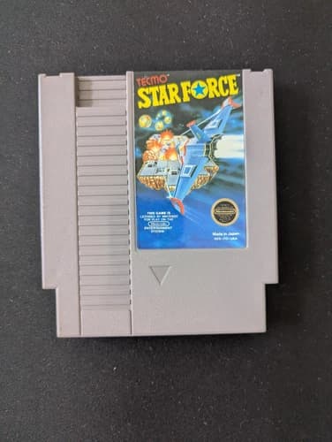 Star Force - Nintendo NES Game - Authentic - Tested - Free Shipping