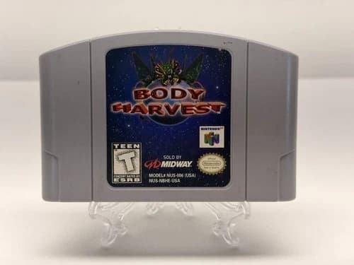 Body Harvest (Nintendo 64, 1998) N64 Game Cartridge Only Tested Authentic