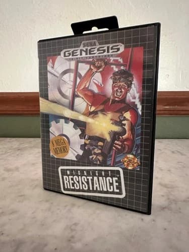 Midnight Resistance (Sega Genesis, 1991) CIB with Manual