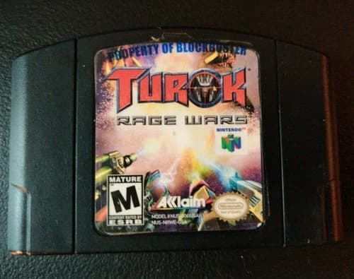 Turok Rage Wars Nintendo 64 N64 Cartridge Only