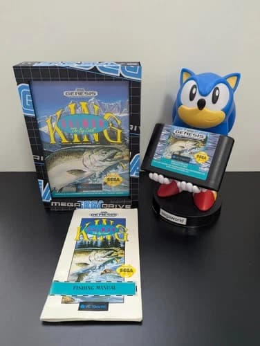 SEGA Genesis KING SALMON "THE BIG CATCH" Retrogame CIB