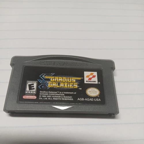 Gradius Galaxies Nintendo Game Boy Advance SP Game
