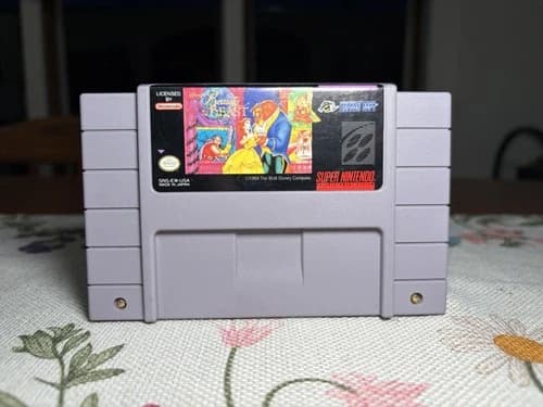 Beauty and the Beast (Super Nintendo SNES, 1994) Authentic Game Only