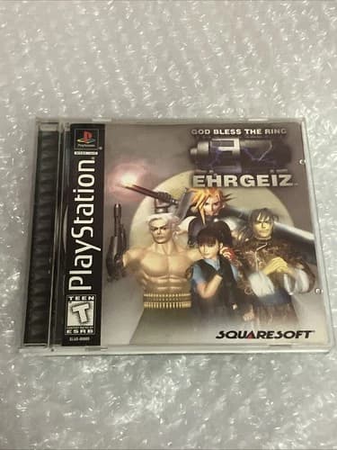 Ehrgeiz: God Bless The Ring Game PS1 Sony PlayStation 1, 1999 - Complete Tested