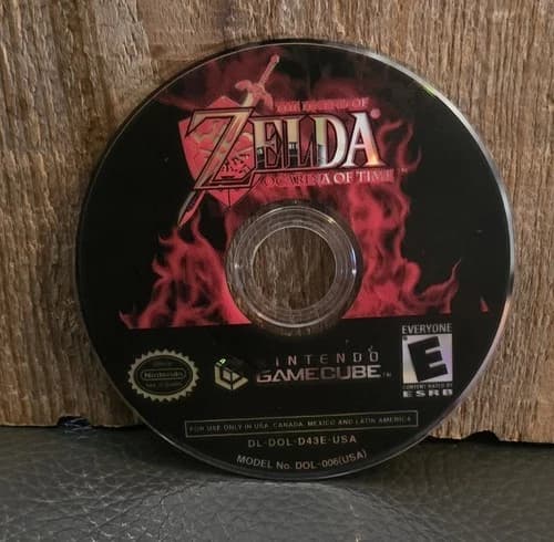 The Legend of Zelda: Ocarina of Time/master quest (GameCube) Disc Only - Tested