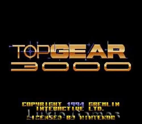 Top Gear 3000 - SNES Super Nintendo Game