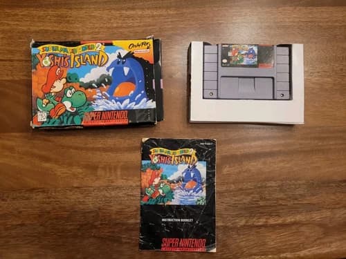 CIB Super Mario World 2 Yoshis Island (Entertainment System, 1995)