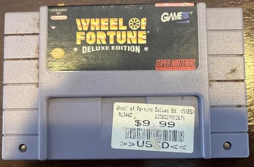 Wheel of Fortune -- Deluxe Edition (Super Nintendo Entertainment System, 1993)