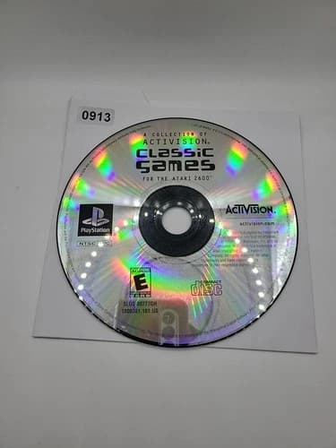 Activision Classic Games for the Atari 2600 (Ps1 1998) Disc Only No Tracking