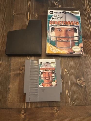 John Elway's Quarterback (NES, Nintendo Entertainment System, 1989) CIB Tested