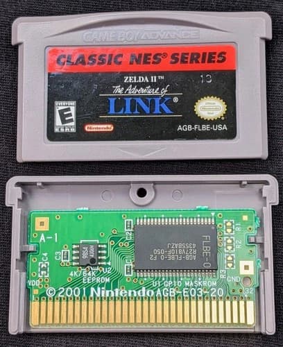 Zelda II 2: The Adventure of Link Classic NES Series Game Boy Advance GBA Tested