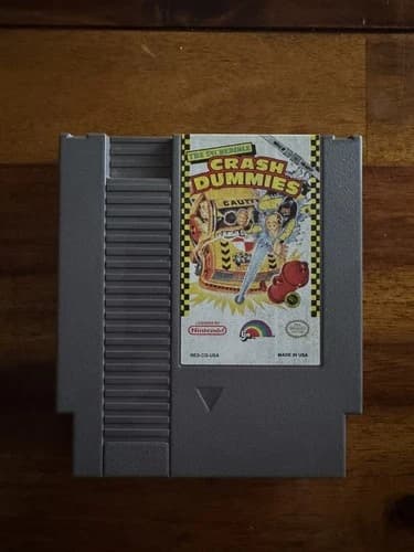 The Incredible Crash Dummies Nintendo NES Cleaned/Tested