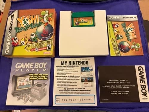 Yoshi Topsy-Turvy CIB Nintendo Game Boy Advance GBA Complete Tested Authentic