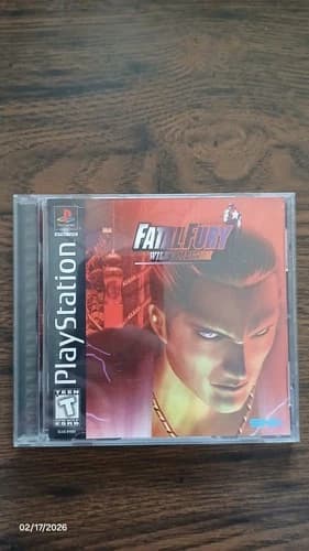 Fatal Fury Wild Ambition 1999 Sony PlayStation 1 With Manual CIB