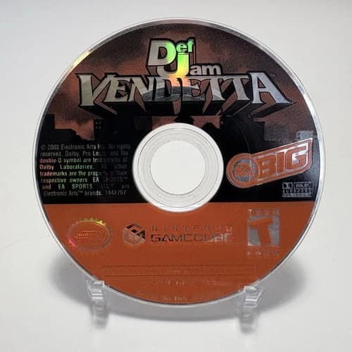 Def Jam Vendetta Nintendo Gamecube Loose DISC ONLY Tested Clean Fast Shipping