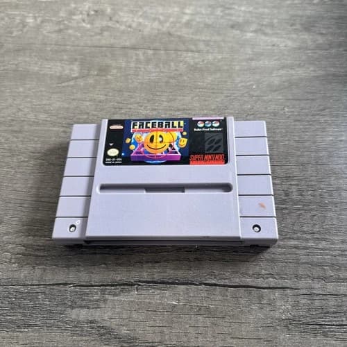 Super Nintendo SNES Faceball 2000 OEM Authentic