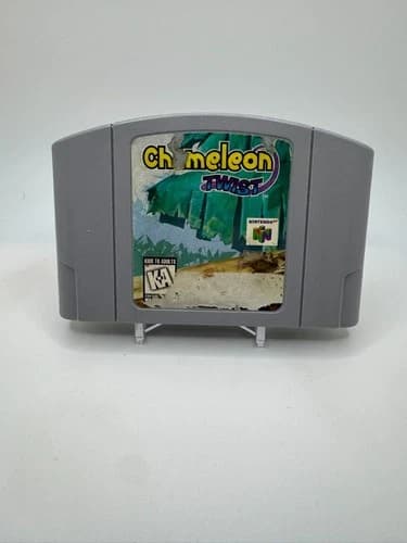 Chameleon Twist Nintendo 64 N64 Authentic Game Cartridge Tested 1997