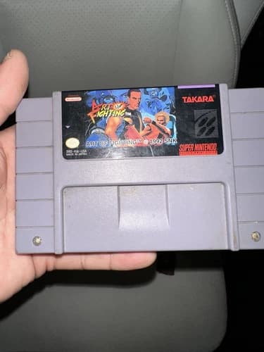 Art Of Fighting Super Nintendo Tested Working Cart Only