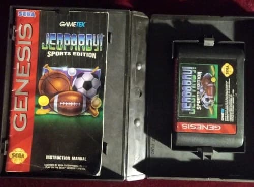CIB Jeopardy Sports Edition (Sega Genesis, 1994)