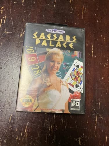 Caesars Palace Sega Genesis Video Game
