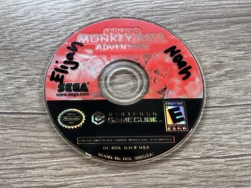 Super Monkey Ball Adventure Nintendo Game Cube 2002 Disc Only