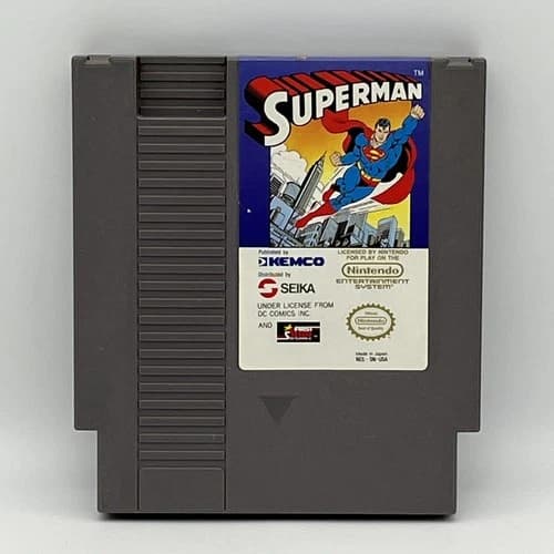 Superman NES Nintendo Entertainment System Video Game Retro - Tested