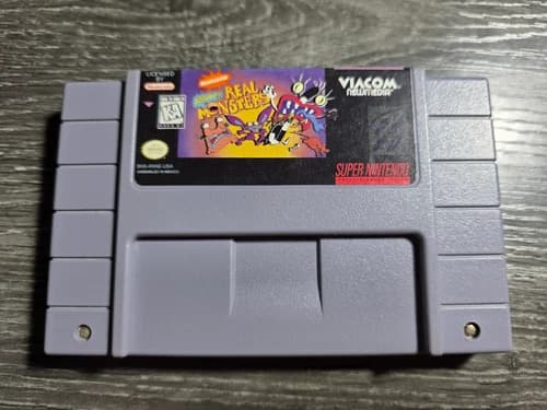 AAAHH!!! Real Monsters (Super Nintendo, 1995) SNES Cart Only Authentic TESTED