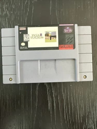 PGA Tour 96 Golf Super Nintendo SNES Original Authentic