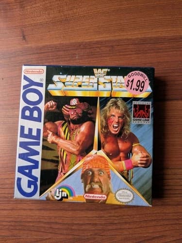 WWF Superstars Nintendo GameBoy GB LJN CIB Complete