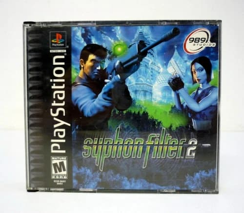 Syphon Filter 2 Authentic Sony PlayStation 1 PS1 Game 2000
