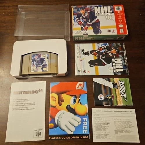 NHL Breakaway 98 (Nintendo 64, N64) - Complete CIB - Tested - Authentic