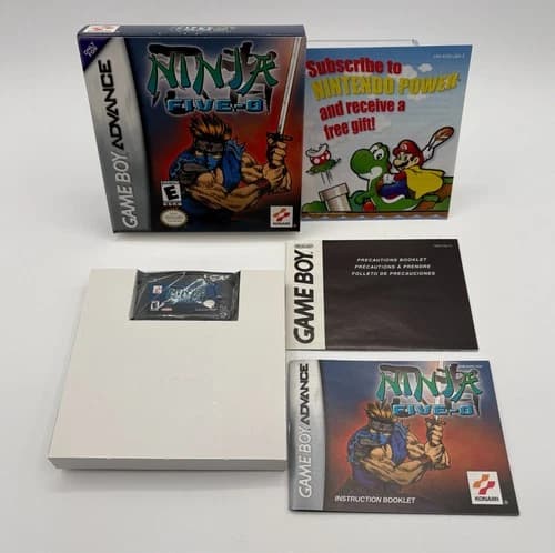 NINJA FIVE-O Game Boy Advance GBA CIB Complete ~Authentic & Tested~ GBAA0001