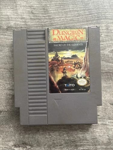 Dungeon Magic: Sword of the Elements for NES Nintendo