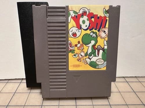 Yoshi NES Cartridge Tested Works Nintendo Entertainment System