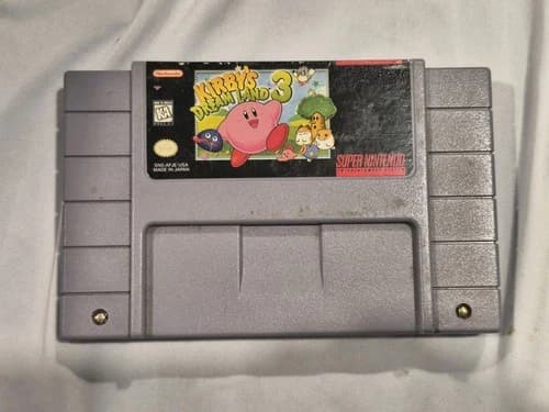 Kirby's Dream Land 3 (Super Nintendo SNES) Video Game Authentic - Tested Works