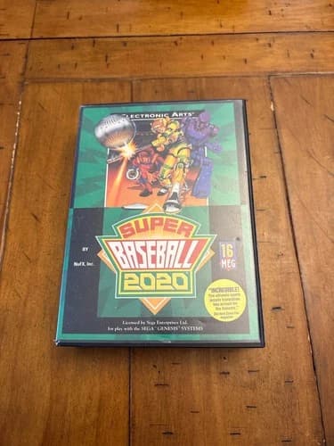 Super Baseball 2020 Sega Genesis CIB Complete w/ Manual – Electronic Arts