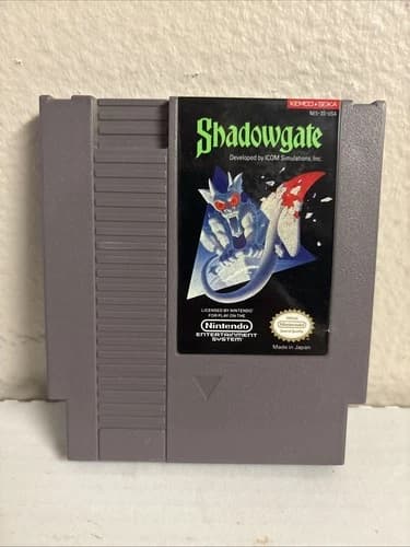 Shadowgate (Nintendo Entertainment System NES, 1989) AUTHENTIC TESTED
