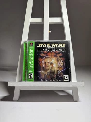 Star Wars Episode 1 The Phantom Menace (Sony PlayStation 1, 2000) PS1 Complete