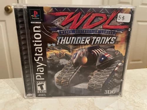 World Destruction League: Thunder Tanks (Sony PlayStation 1) PS1 CIB Complete