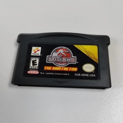 Jurassic Park III 3 The DNA Factor Nintendo Game Boy Advance GBA - Free Shipping