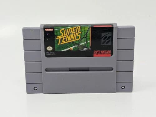 Super Tennis (Super Nintendo Entertainment System, 1991) - Cart Only