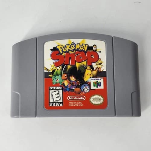 Pokemon Snap (Nintendo 64, 1999) N64 Authentic Cartridge - Tested & Working