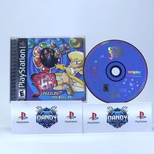 Spin Jam PS1 CIB W/ Manual - PlayStation