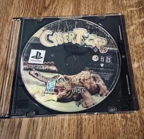 Cybertiger golf (Sony PlayStation 1, 1999) PS1 disk only…Tested and Working