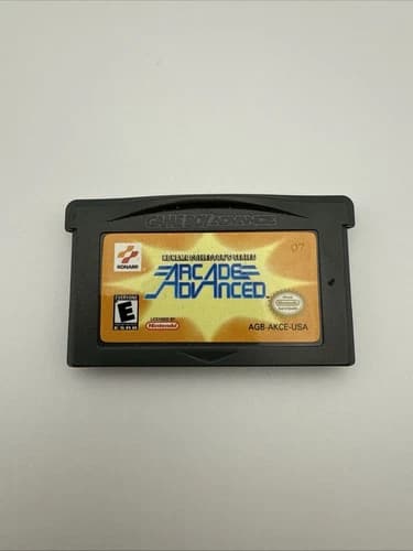 Konami Collector's Series Arcade Advanced Nintendo Game Boy Advance GBA TESTED