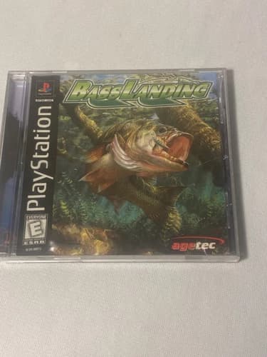 PlayStation 1 PS1 Bass Landing Game Agetec Tested Works