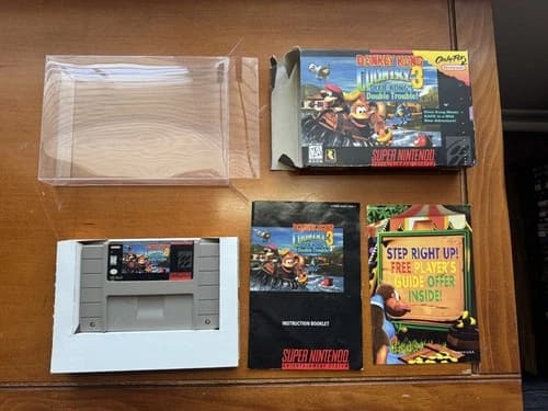 Donkey Kong Country 3 Complete CIB (Super Nintendo SNES 1996)
